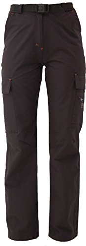 Deproc Active Damen Trekking und Outdoor Hose KENORA Long, Black, 76 von DEPROC-Active