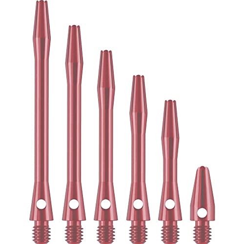 DESIGNA DARTS Metall-Dart-Schäfte, 3 Sets aus eloxiertem Aluminium, Micro, Pink, 12,5 mm von DESIGNA DARTS