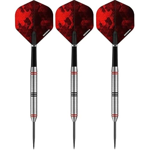 DESIGNA DARTS Vampires V2 Dartpfeile | M4 | personalisiertes Dart-Set mit Stahlspitze | 24 g (D0614) von DESIGNA DARTS