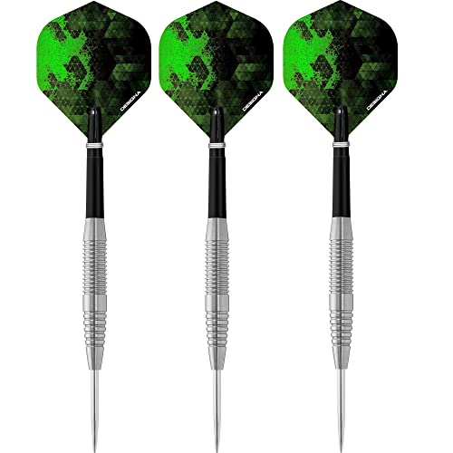 Designa Mega Grip V2 Dartpfeile | M3 | Stahlspitze | 24 g (D8629) von DESIGNA DARTS