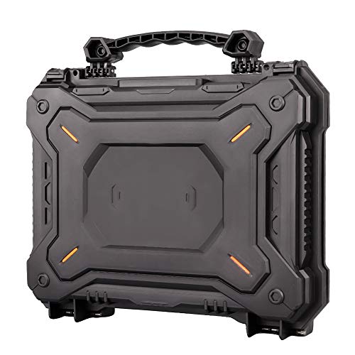 DETECH Tactical Gun Pistol Camera Schutzhülle mit schaumgepolsterter staubdichter wasserdichter Hartschalen-Sicherheitsbox von DETECH