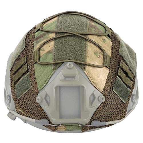 DETECH Tactical Multicam Helmet Cover Cloth für Fast Helmet (Helm Nicht enthalten) von DETECH