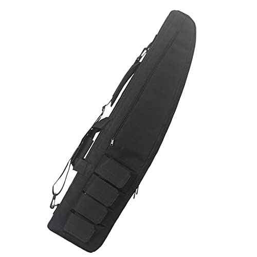 DFANCE Gewehrtasche Gewehrfutteral Wasserdicht Langwaffentasche/Futteral,Taktische Waffentasche,Multifunktionale ​Gewehrkoffer,for Magazine Storage and Other Tools,Schwarz,100CM/39.4IN von DFANCE