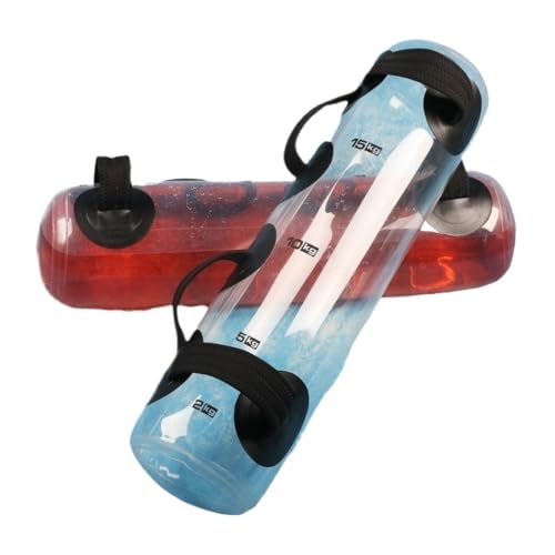 Dumbbells Fitness Tragender Wasserbeutel Verdickte Wassergefüllte Hantel-Gewichtheber-Wasserbeutel-Fitnessgeräte Hantelset (Color : Clear, Size : 25kg) von DFGDFA