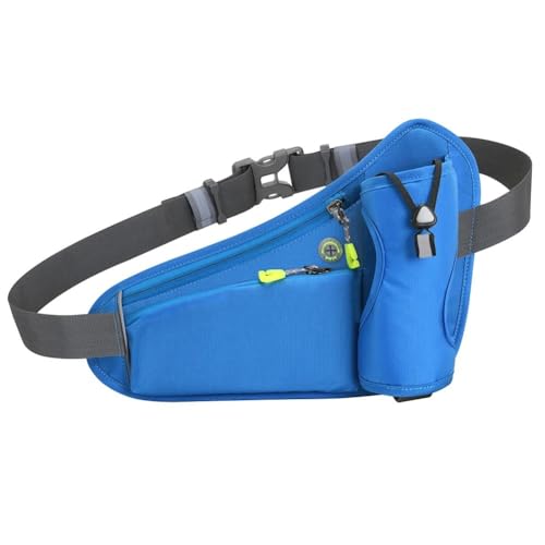 Laufgürtel-Hüfttasche, Hüfttasche for Wandern, Radfahren, Sport, mit verstellbarem Gurt, Leichter Laufrucksack(Color:A Blue) von DFJOENVLDKHFE