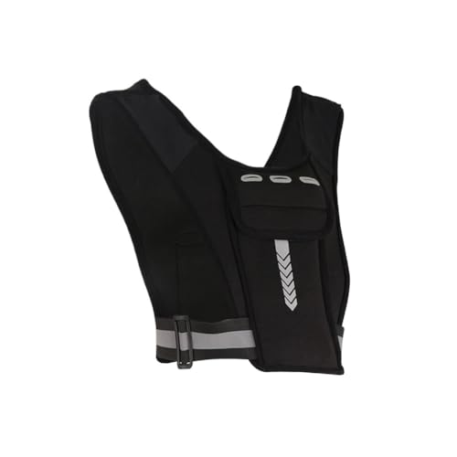 Laufgürtel-Hüfttasche, Hüfttasche for Wandern, Radfahren, Sport, mit verstellbarem Gurt, Leichter Laufrucksack(Color:Black) von DFJOENVLDKHFE