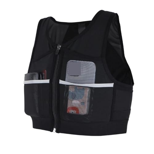 Laufgürtel-Hüfttasche, Hüfttasche for Wandern, Radfahren, Sport, mit verstellbarem Gurt, Leichter Laufrucksack(Color:Black A1 Non-Glare) von DFJOENVLDKHFE