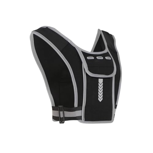 Laufgürtel-Hüfttasche, Hüfttasche for Wandern, Radfahren, Sport, mit verstellbarem Gurt, Leichter Laufrucksack(Color:Black Upgrade) von DFJOENVLDKHFE