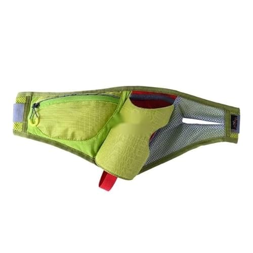 Laufgürtel-Hüfttasche, Hüfttasche for Wandern, Radfahren, Sport, mit verstellbarem Gurt, Leichter Laufrucksack(Color:E849 Green) von DFJOENVLDKHFE