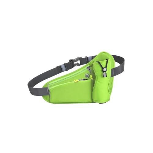 Laufgürtel-Hüfttasche, Hüfttasche for Wandern, Radfahren, Sport, mit verstellbarem Gurt, Leichter Laufrucksack(Color:Green Bag) von DFJOENVLDKHFE