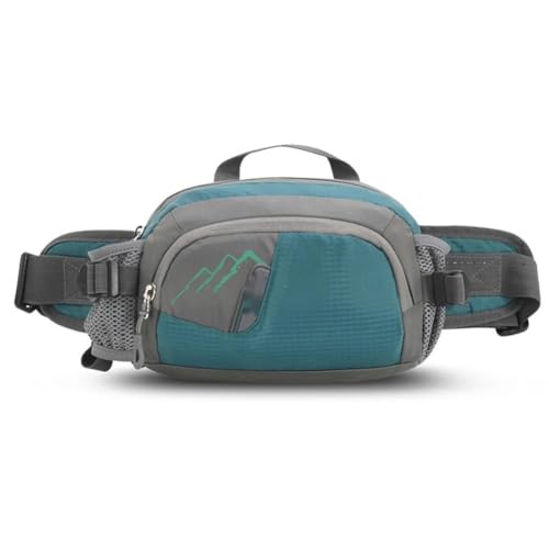 Laufgürtel-Hüfttasche, Hüfttasche for Wandern, Radfahren, Sport, mit verstellbarem Gurt, Leichter Laufrucksack(Color:Lake Blue) von DFJOENVLDKHFE
