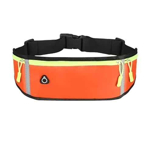Laufgürtel-Hüfttasche, Hüfttasche for Wandern, Radfahren, Sport, mit verstellbarem Gurt, Leichter Laufrucksack(Color:Orange) von DFJOENVLDKHFE