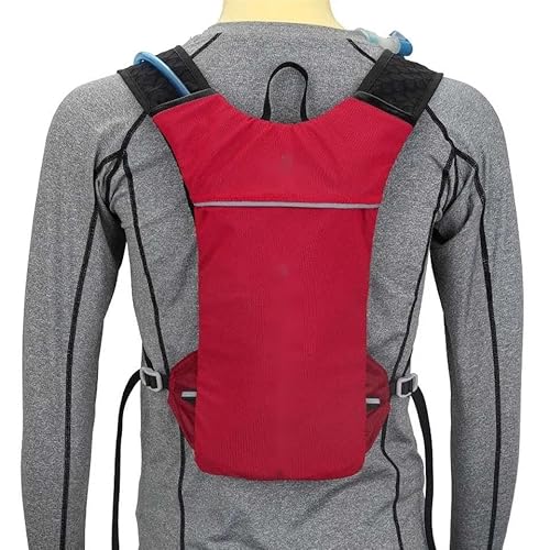 Laufgürtel-Hüfttasche, Hüfttasche for Wandern, Radfahren, Sport, mit verstellbarem Gurt, Leichter Laufrucksack(Color:Red) von DFJOENVLDKHFE
