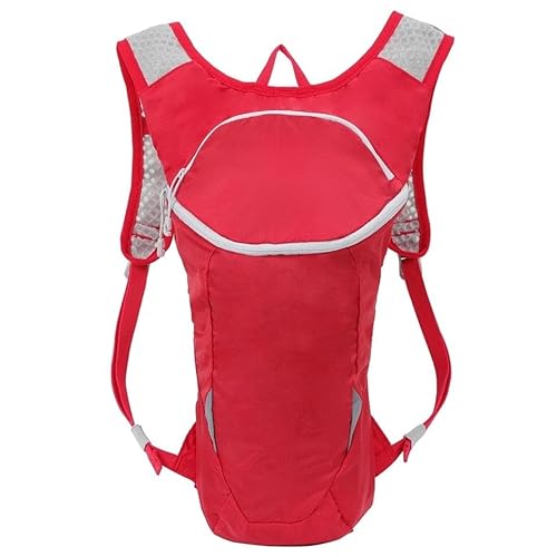 Laufgürtel-Hüfttasche, Hüfttasche for Wandern, Radfahren, Sport, mit verstellbarem Gurt, Leichter Laufrucksack(Color:Red 2) von DFJOENVLDKHFE