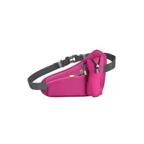 Laufgürtel-Hüfttasche, Hüfttasche for Wandern, Radfahren, Sport, mit verstellbarem Gurt, Leichter Laufrucksack(Color:Red Bag) von DFJOENVLDKHFE