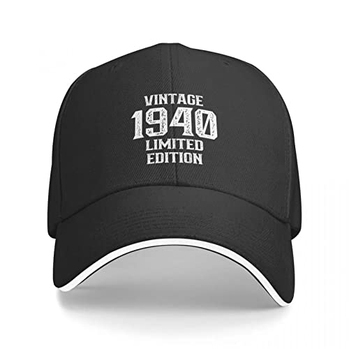 Baseball Cap Vintage 1940 Cap Baseball Cap Streetwear Hüte für Herren Damen von DFRIZ@