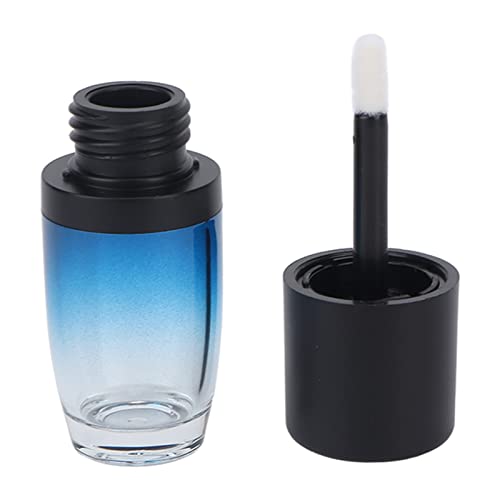 Flaschenlipglossrohre DIY 4,5 ml Kapazität Quadrate Form transparenter Gradient Schwarz Blau Schale Leere Lippenölbehälter von DGLDCSHUAI