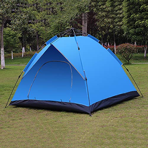 Campingzelte, Schutz – perfekt für Camping, Rucksacktouren und Durchwanderungen, kein Aufbau eines schnell zu öffnenden automatischen Zeltes erforderlich, blaues Zelt von DHJKCBH
