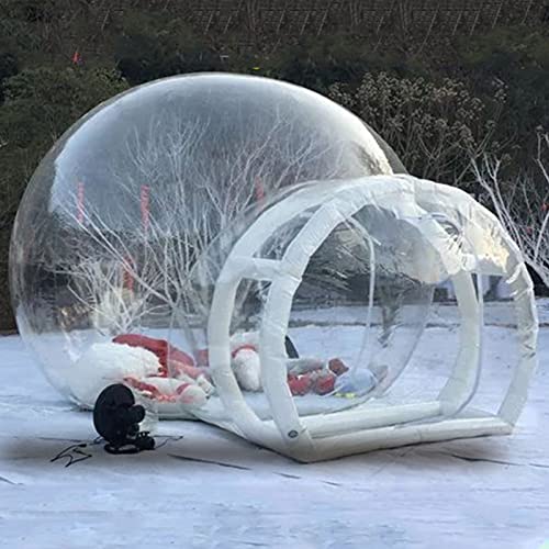 Transparentes aufblasbares Blasenhaus – Kuppelzelt im Freien für Camping, Hochzeiten und Partys, ideal für Ballonkünstler und Geburtstage, 5 m von DHJKCBH