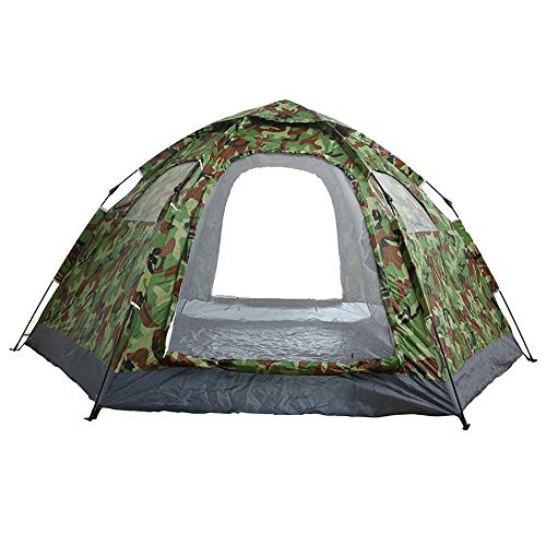 Zelt Wasserdichtes Tunnelzelt für den Außenbereich, erhältlich als 4-Personen-Zelt mit vollem Stehkopf für Wanderreisen von DHJKCBH
