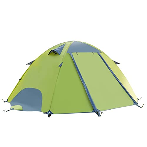 Zelte, leichtes Zelt, Outdoor, Camping, Wandern, Zelte mit Tragetasche, 2–3 Personen, doppellagiger Rucksack, kompaktes Zelt von DHJKCBH