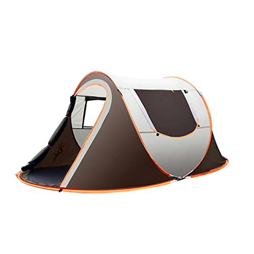 Zelte Pop-up-Zelt, vollautomatisches Sofortzelt, Outdoor-Camping, tragbar, großer Raum, regendicht, Überlebensunterschlupf, feuchtigkeitsbeständig, faltbar von DHJKCBH