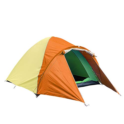 Zelte Ultraleichtes Doppellagiges regendichtes Zelt für 3–4 Personen für Outdoor-Camping, Wandern, Jagen, Angeln, Reisen, Picknick, Tourist, 320 x 210 x 145 cm von DHJKCBH