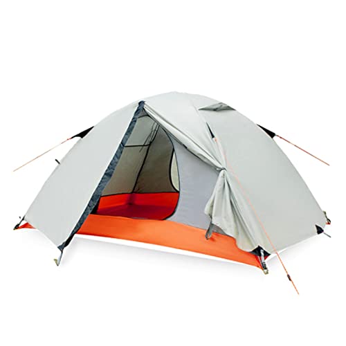 Zelte für Camping, Outdoor, doppellagig, Ultraleicht, Aluminiumstange, wasserdicht, Winddicht, Campingzelt, 2,51 kg, Strandzelt von DHJKCBH