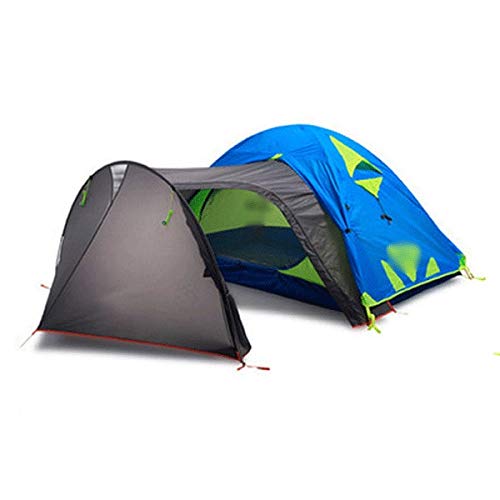 Zelte für Camping, leichtes 1-Personen-4-Jahreszeiten-Zelt für Rucksackreisen, wasserdichtes Einzel-Campingzelt für Outdoor-Reisen, Wandern, Bergsteigen – einfach aufzubauen von DHJKCBH