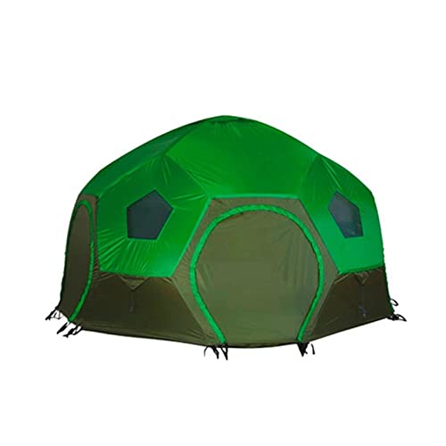 Zelte für Camping Outdoor Campingausrüstung wasserdichte Zelte Wigwam Double Layer Big Camping Zelt von DHJKCBH