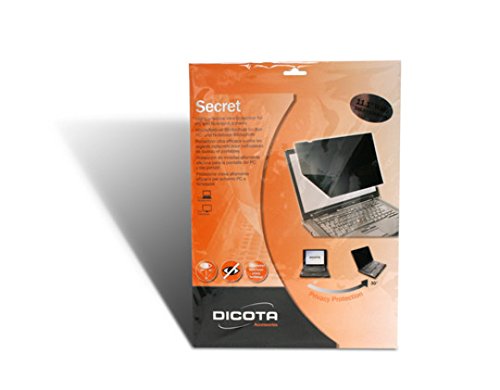 Dicota Secret Sichtschutz für Bildschirm Aktentasche, Schwarz von Dicota