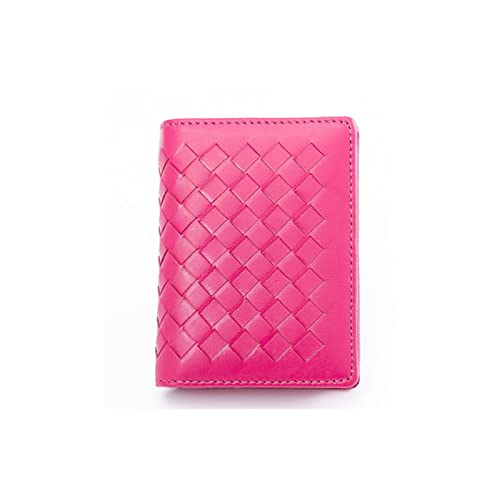 DIGJOBK Brieftasche Damen Sheep Skin Card Brieftasche garantiert Designer Mode-Stil Unisex-Kartenhalter (Color : Pink) von DIGJOBK