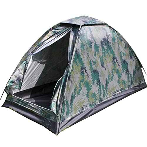 DIGJOBK Zelte Outdoor Tent Beach Tent Camping Tent for Single Layer Polyester Fabric Waterproof Tents Carry Bag von DIGJOBK