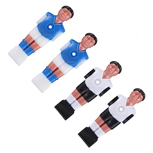 DIKACA Tischkicker Herren Miniaturfiguren - 4er Set Ersatz Kickerfiguren Für Tischfußball - Fußballspieler Für Stange - Tischfußball Männer von DIKACA