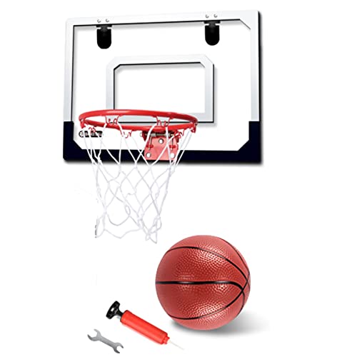 DINESA Basketballkorb über der Tür, Mini-Basketballkorb mit Ball für Kinder und Erwachsene, Schlafzimmer, Basketballkorb, Büro-Mini-Reifen von DINESA