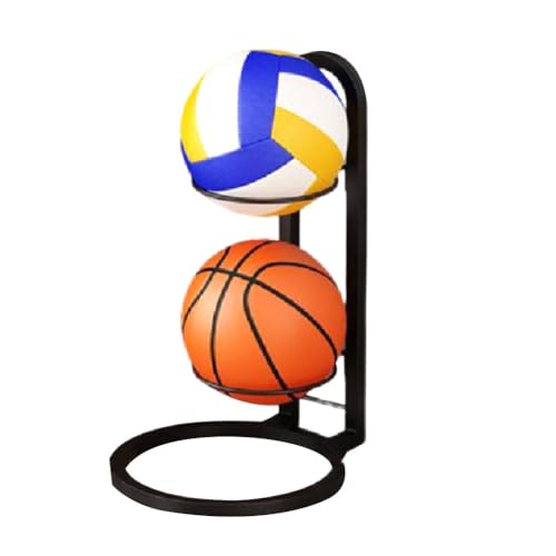 DINESA Indoor-Kind-Basketball-Aufbewahrungsregal Put-Ball-FußBall-Aufbewahrungskorb Platziertes Gestell Kindergarten-Volleyball-StäNderhalter-B von DINESA