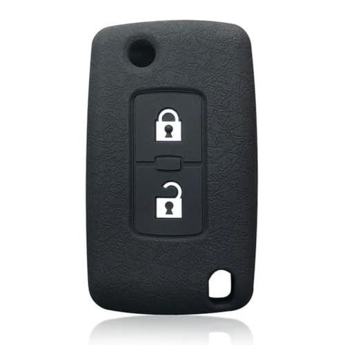 DINGYXIN Car-Styling Remote Car Key Fob Silikonhülle Schutz, für Mitsubishi Outlander Lancer Pajero 4 Schlüsselhalterschale von DINGYXIN