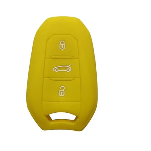 DINGYXIN Silikon-Schlüsselabdeckungskappe, für Peugeot 207 Rifter 308 407 508 Rxh 5008 2008 4008 408 für Citroen C3 C4 von DINGYXIN