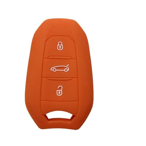 DINGYXIN Silikon-Schlüsselabdeckungskappe, für Peugeot 207 Rifter 308 407 508 Rxh 5008 2008 4008 408 für Citroen C3 C4 von DINGYXIN