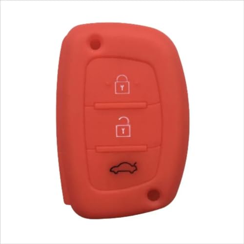DINGYXIN für Hyundai IX35 I20, Silikon Schlüsseletui Autoschloss Schlüsselabdeckung Auto Fernbedienung Schutzhülle von DINGYXIN