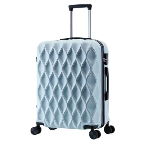 DINGYanK Koffer Gepäck Außenhandel Passwort Box Koffer Trolley Koffer Herren und Damen Universal Wheel Koffer Suitcase (Color : Blue, Size : 20in) von DINGYanK