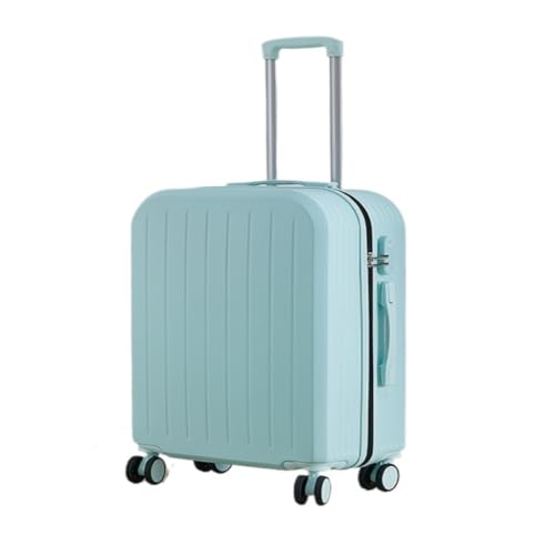 DINGYanK Koffer Gepäck Damen Klein Leicht 20 Zoll Student Ins Neue Passwortbox 26 Gepäck Trolley Box Trend 24 Suitcase (Color : Blue, Size : 22in) von DINGYanK