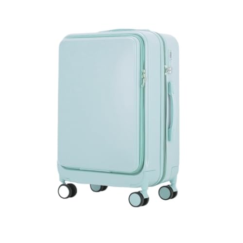 DINGYanK Koffer Multifunktionaler Koffer-Trolley for Männer, Robuster Und Langlebiger Studenten-Universal-Rad-Passwort-Koffer Suitcase (Color : Blue, Size : 26in) von DINGYanK