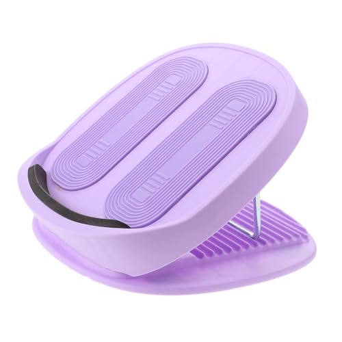 DINHEAROM Stretchbrett Geneigtes Fußbrett Neigungs-Stretch-Board Fuß-schrägbrett Wadenstreckungsbrett Fuß-Stretch-Board Neigungsbretter Violett Stahl von DINHEAROM