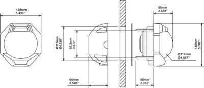 DISMARINA PLASTIMO Other Nuevo 2024-BRACKET Cont.130 Compass Z/C 19332, Multicolor, One Size von DISMARINA PLASTIMO