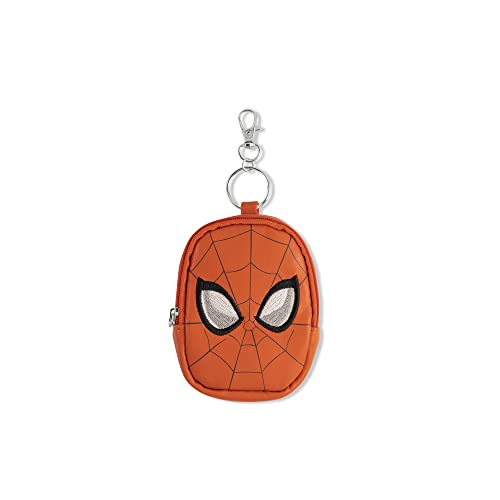 DISNEY Marvel Spiderman, roter Mini-Rucksack, Schlüsselanhänger, Rot, Weiß und Schwarz, Einheitsgröße, Modern von DISNEY