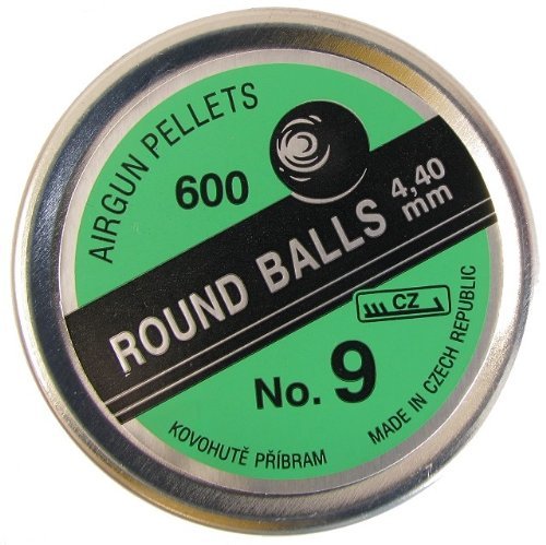 DJ Round Balls Punktkugeln No.09, Kal. 4,4mm / Cal.173, 600 STK. in der Schraubdose von DJ