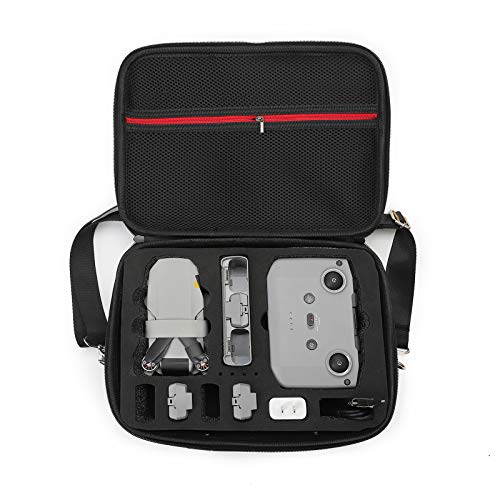 DJFEI Tasche Portable Handtasche Tragetasche für DJI Mini 2, Hard Eva Travel wasserdichte Tragetasche Passend für DJI Mini 2 Drone, Fernbedienung, 3 Batterien, Adapter und Zubehör (B) von DJFEI Zubehör für DJI Drone