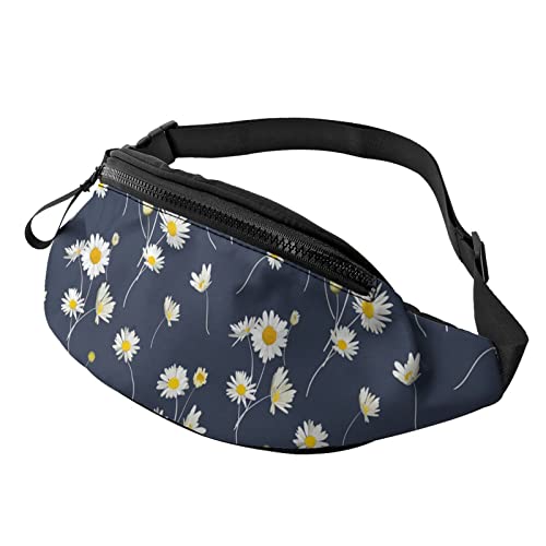 Kamille Blumen Gürteltasche für Männer Frauen Verstellbarer Gürtel Hüfttasche Mode Hüfttasche für Laufen im Freien, Training, Reisen, Wandern von DJNGN
