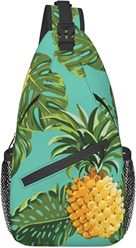Schultertasche, Fresh Pine Print Umhängetasche für lässige Damen und Herren von DJNGN